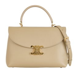 Medium Nino Bag, Leather, Beige, FCU1285, S, 2*